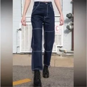 J Galt Cargo Dark Wash Denim Jeans